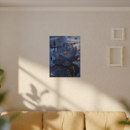 Kintsugi Lotus Flower in Dawn | Broken Beauty Canvas Art