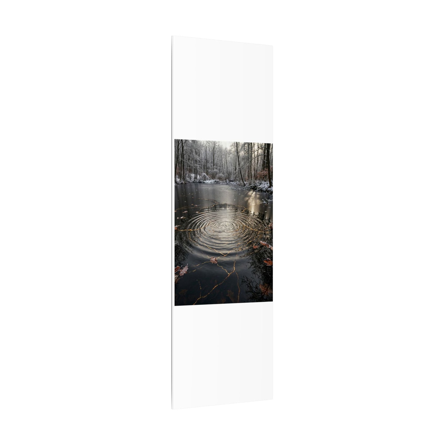 Water Ripple Broken Beauty Canvas Art | Artful Kintsugi Art