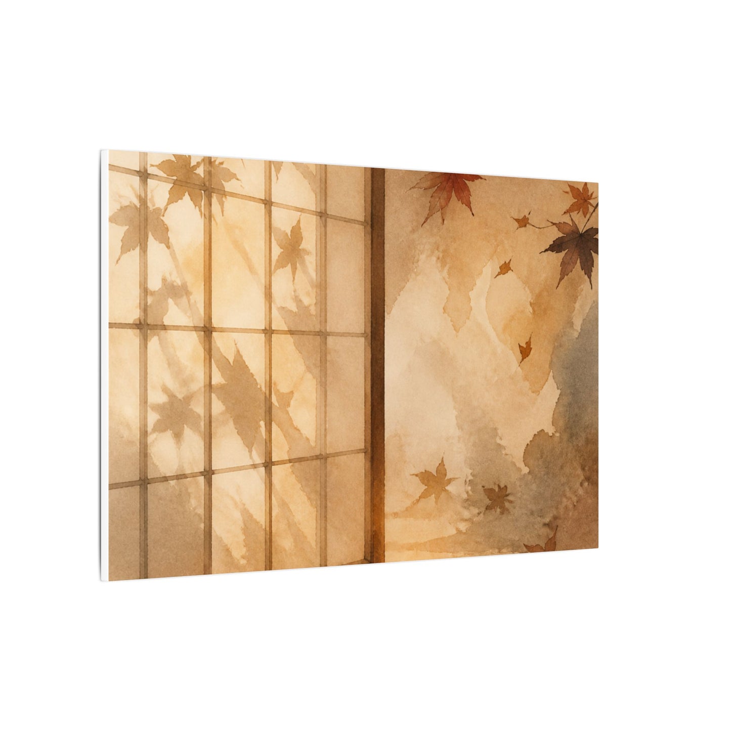 Candlelight Shoji Screen Canvas Art - Japandi Ma