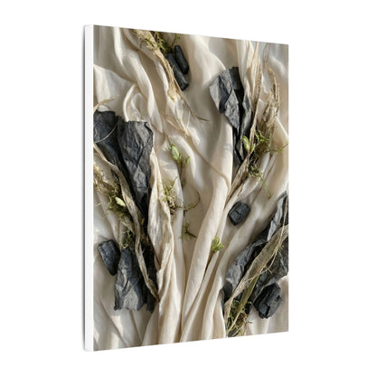 Spring Silk Drape Texture Canvas Art | Warm Decor