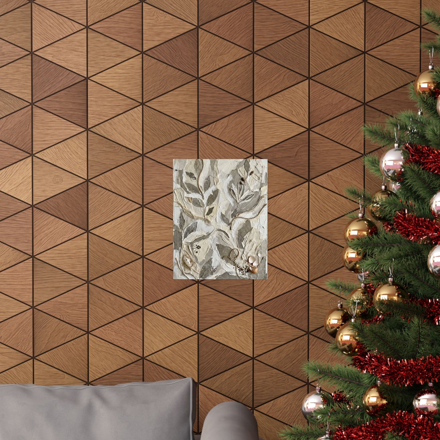 Japandi Textured Wall Art Print
