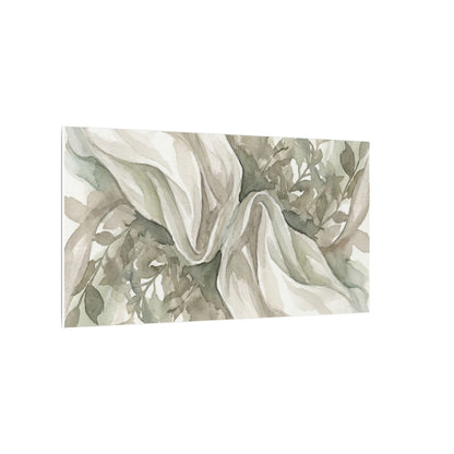 Summer Silk Drape Watercolor Canvas Art | Cozy Decor
