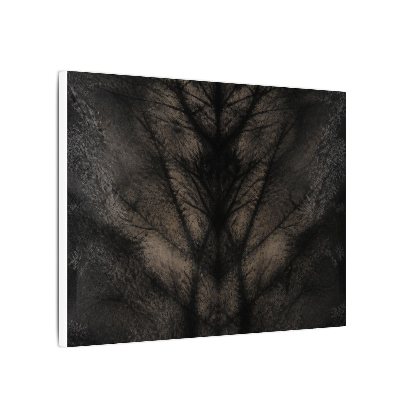 Seijaku Shadow Play Canvas Art - Dark Japandi Charcoal Ink