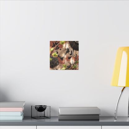 Datsuzoku Ink Brushstroke Canvas Art - Kintsugi Gold Repair