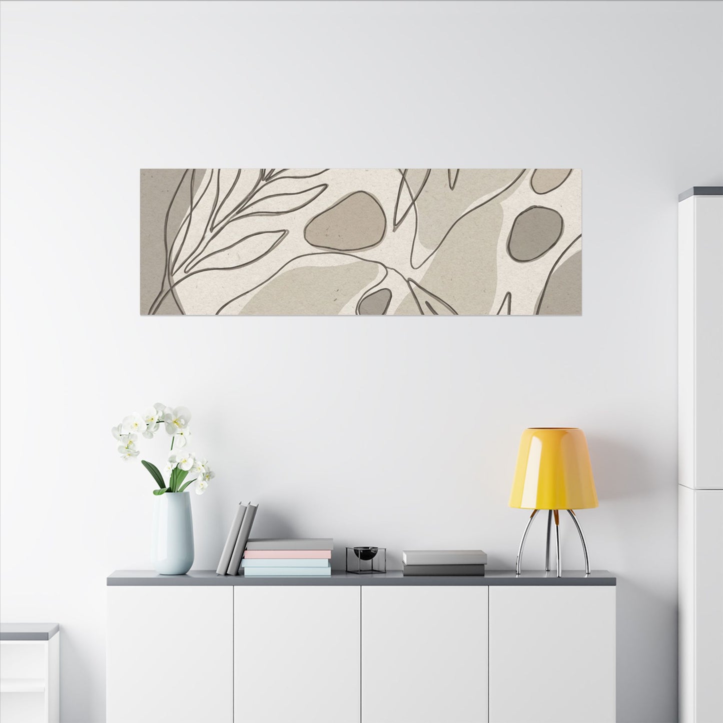 Japandi Minimal Line Canvas Art