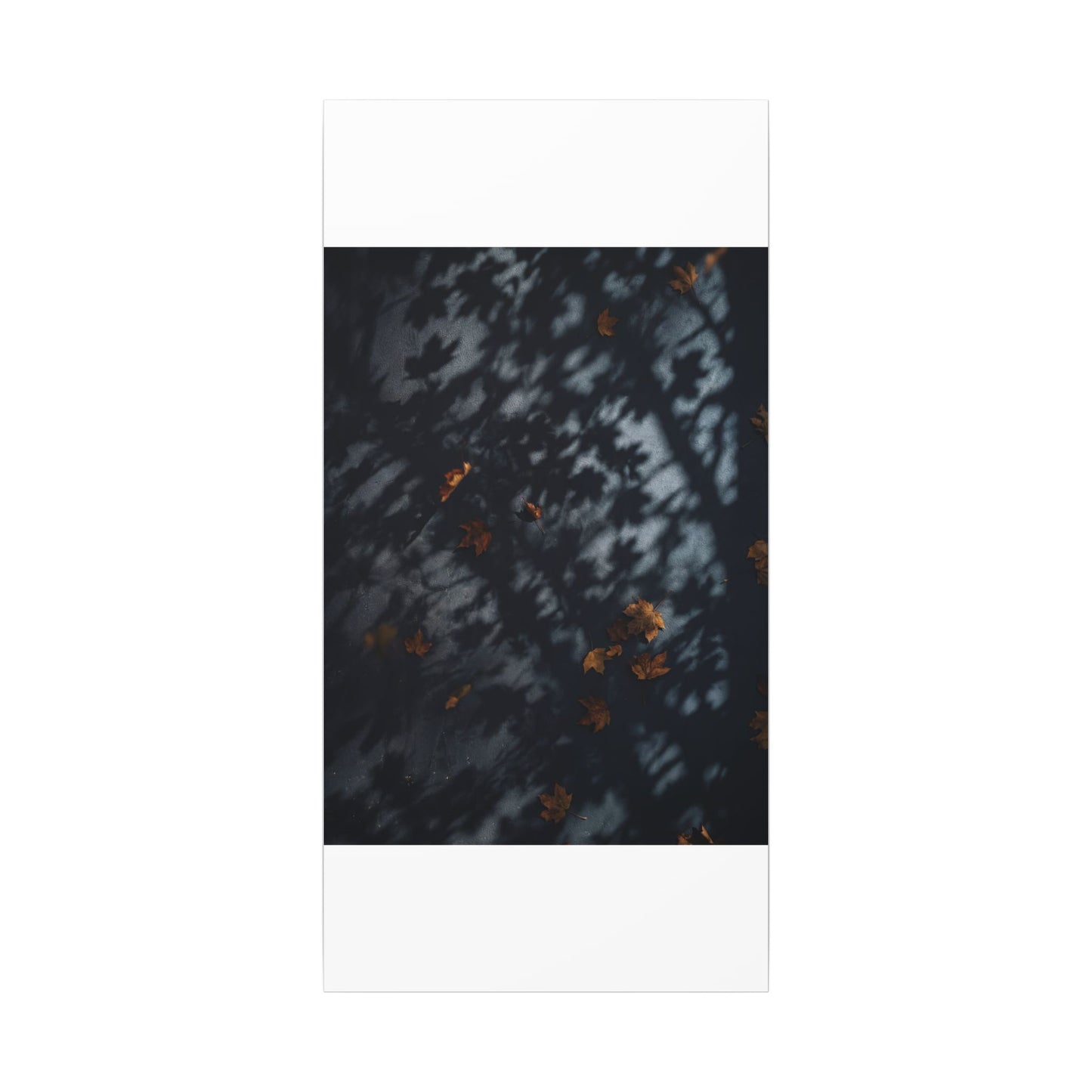 Autumn Shadow Play Shadow Zen Canvas Art | Atmospheric Decor