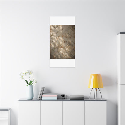 Japandi Rust Patina in Dappled | Japanese Pattern Canvas Art