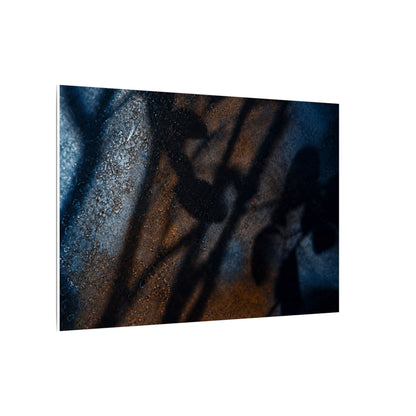 Moonlight Shadow Play Canvas Art - Dark Japandi Ma