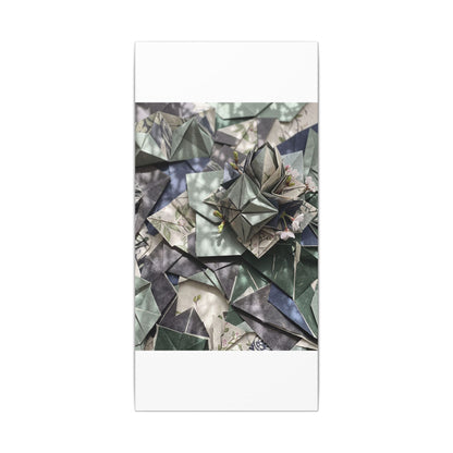 Shibui Paper Fold Canvas Art - Japandi Japanese Pattern