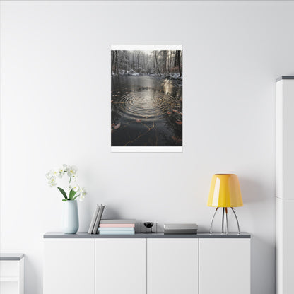 Water Ripple Broken Beauty Canvas Art | Artful Kintsugi Art