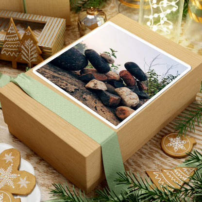 River Stones Spring Sticker | Kintsugi Beautiful Design