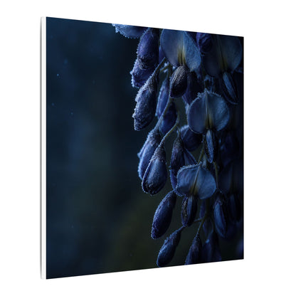 Winter Wisteria Shadow Zen Canvas Art | Atmospheric Decor