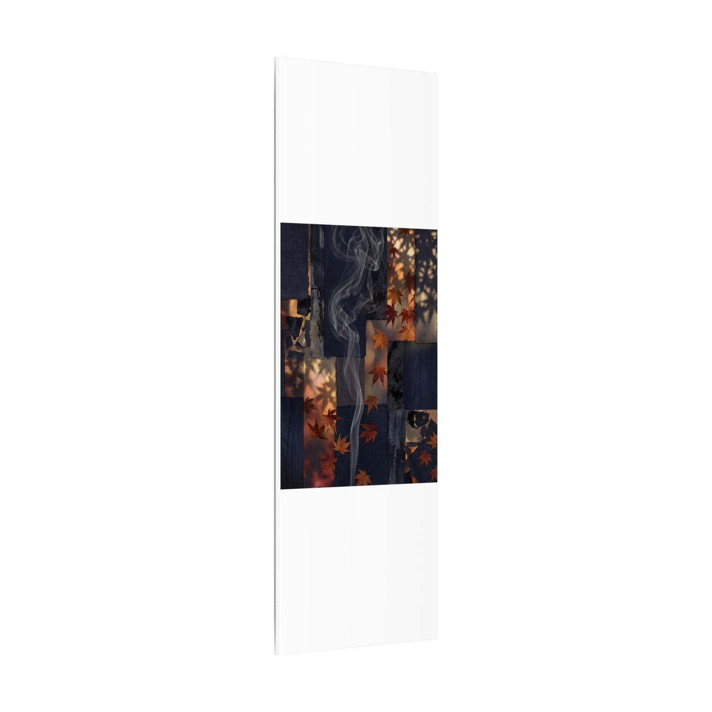 Autumn Incense Smoke Dark Texture Canvas Art | Sophisticated Decor