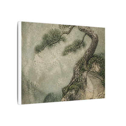 Fukinsei Pine Tree Canvas Art - Japandi Texture