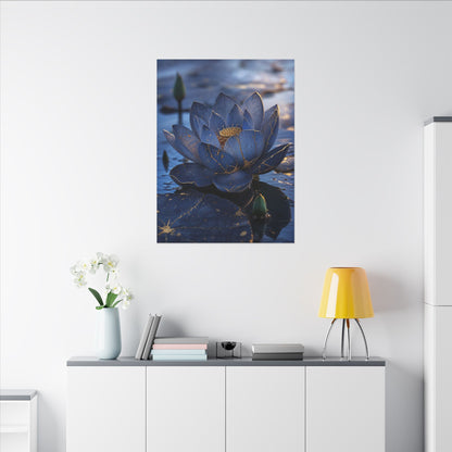 Kintsugi Lotus Flower in Dawn | Broken Beauty Canvas Art