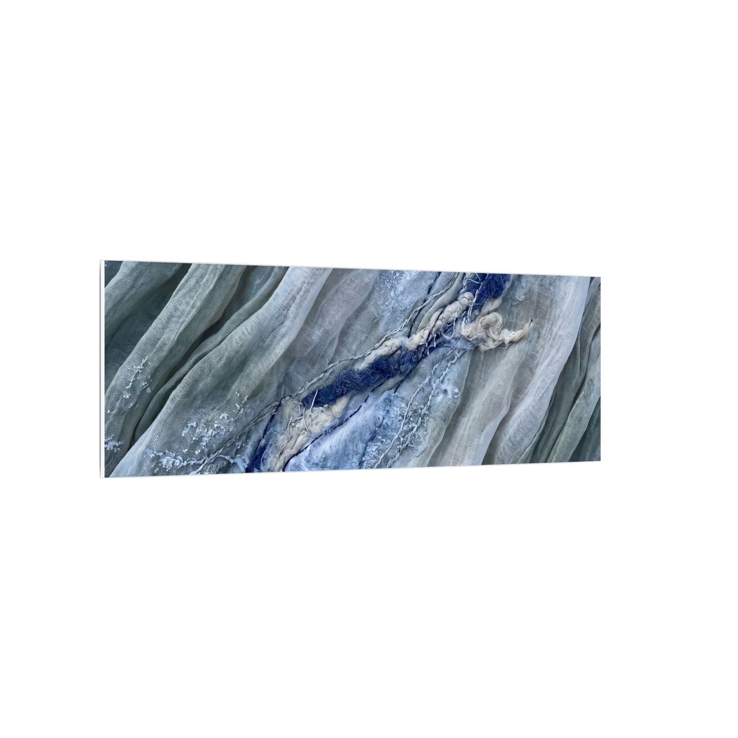 Moonlight Silk Drape Canvas Art - Japandi Mono No Aware