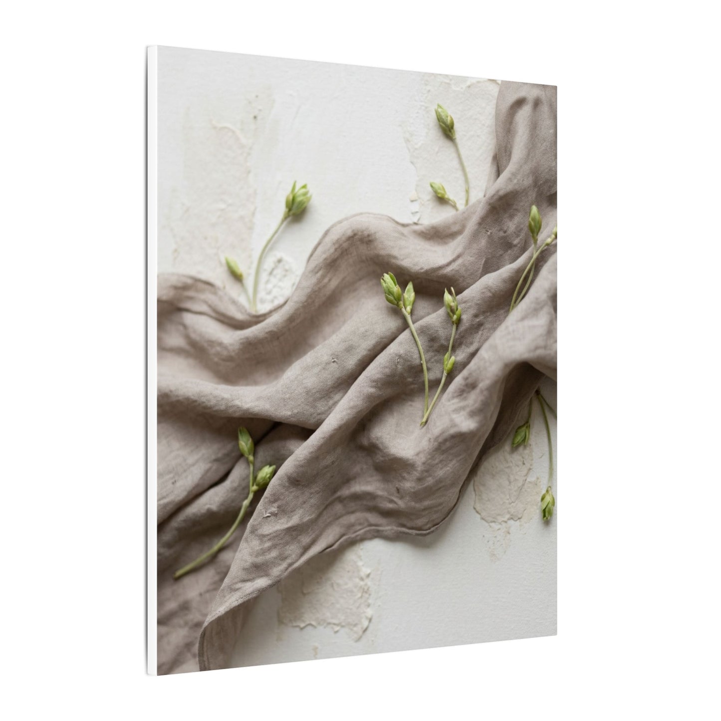 Overcast Silk Drape Canvas Art - Japandi Ma