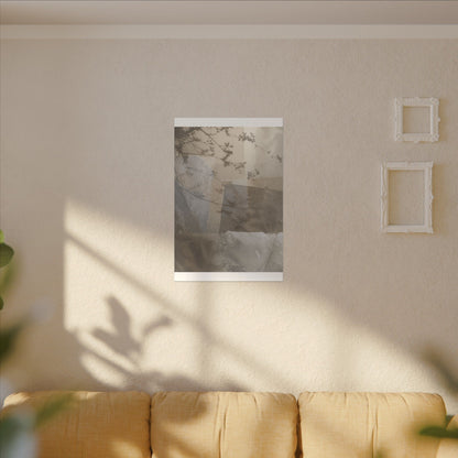 Neutral Shadow Play Canvas Art - Texture Japandi