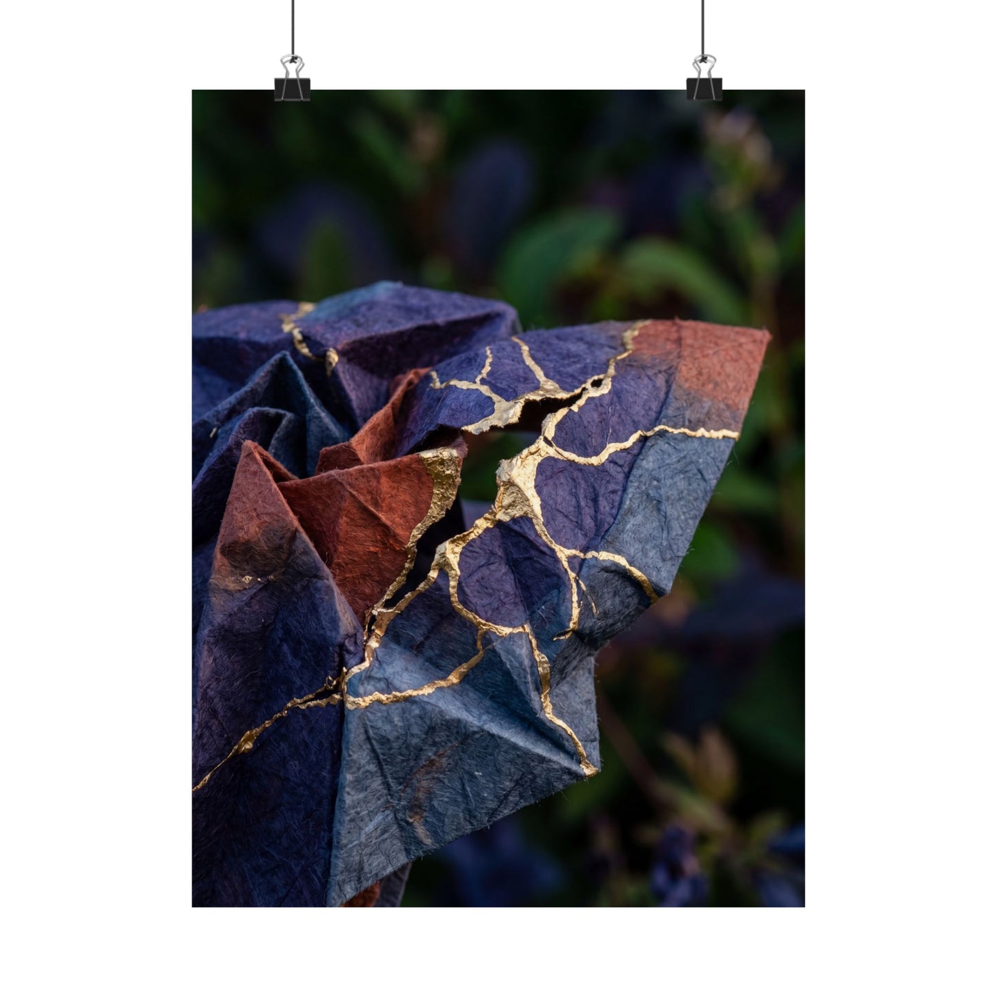 Paper Fold Summer Wall Art Print | Kintsugi Beautiful Design