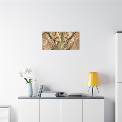 Kanso Paper Fold Canvas Art - Japandi Japanese Pattern