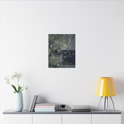 Spring Incense Smoke Ukiyo E Inspired Canvas Art | Tranquil Decor
