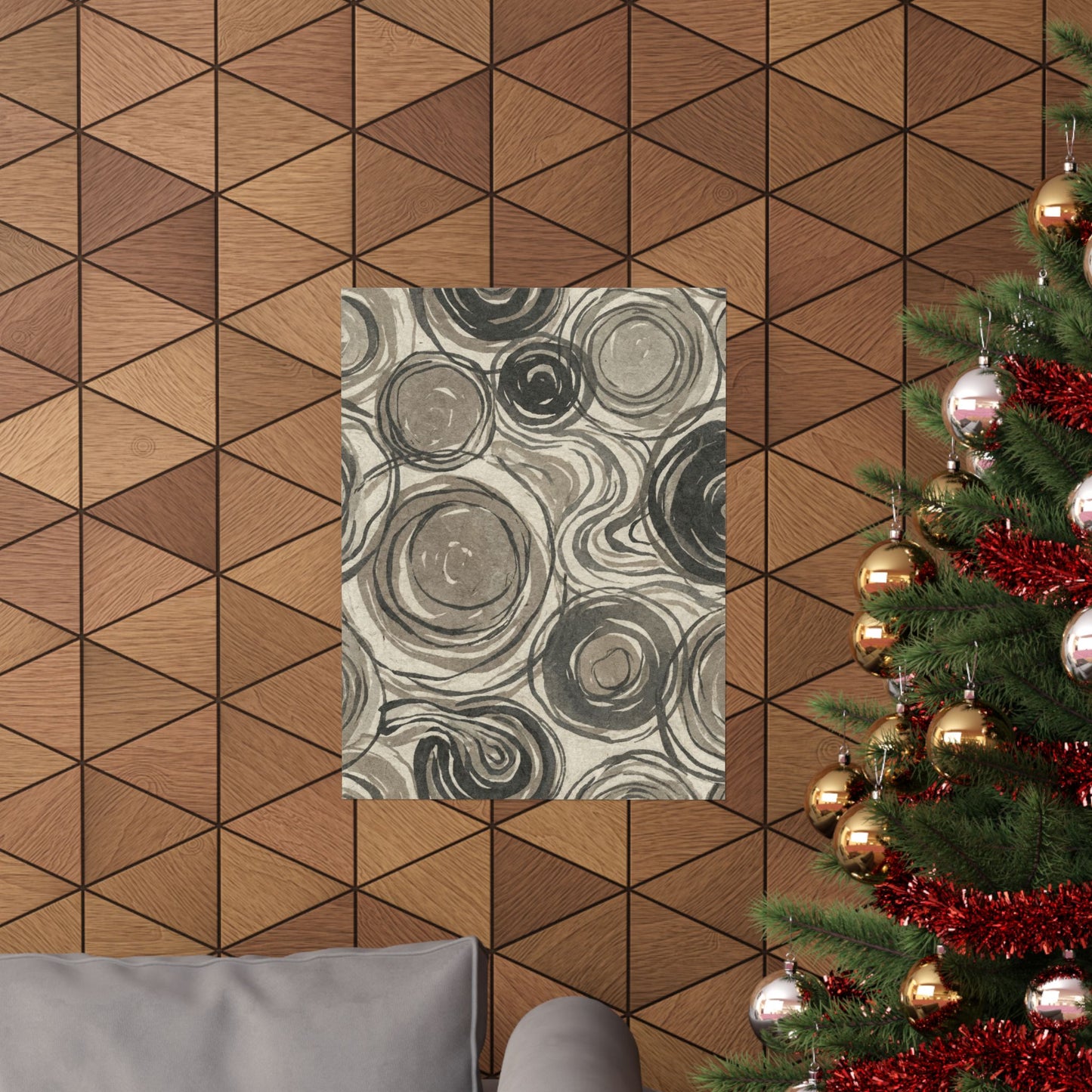 Wabi-sabi Pattern Japandi Japanese Pattern Wall Art Print