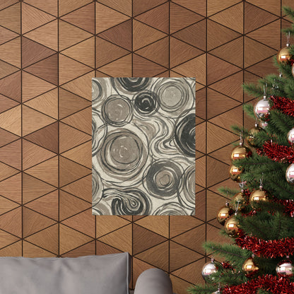 Wabi-sabi Pattern Japandi Japanese Pattern Wall Art Print