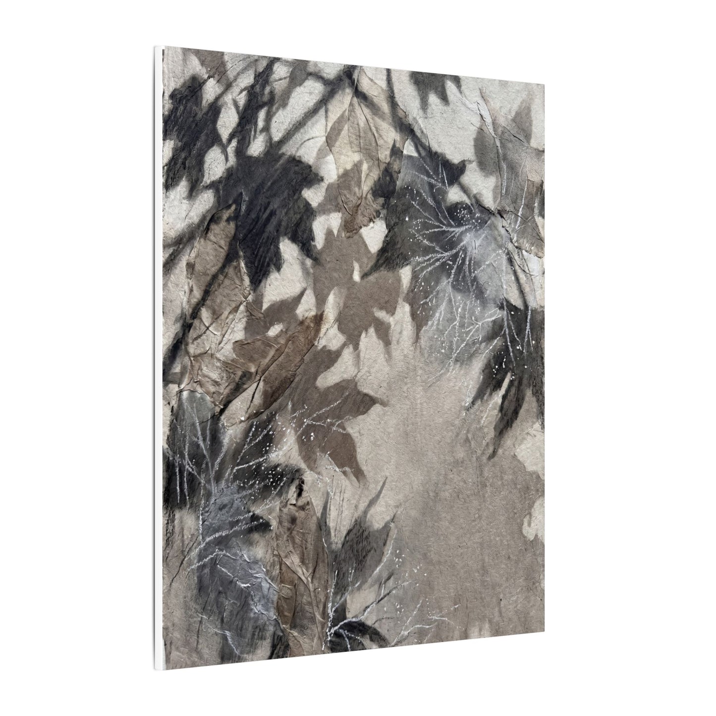 Shadow Play Texture Canvas Art | Cozy Japandi Art