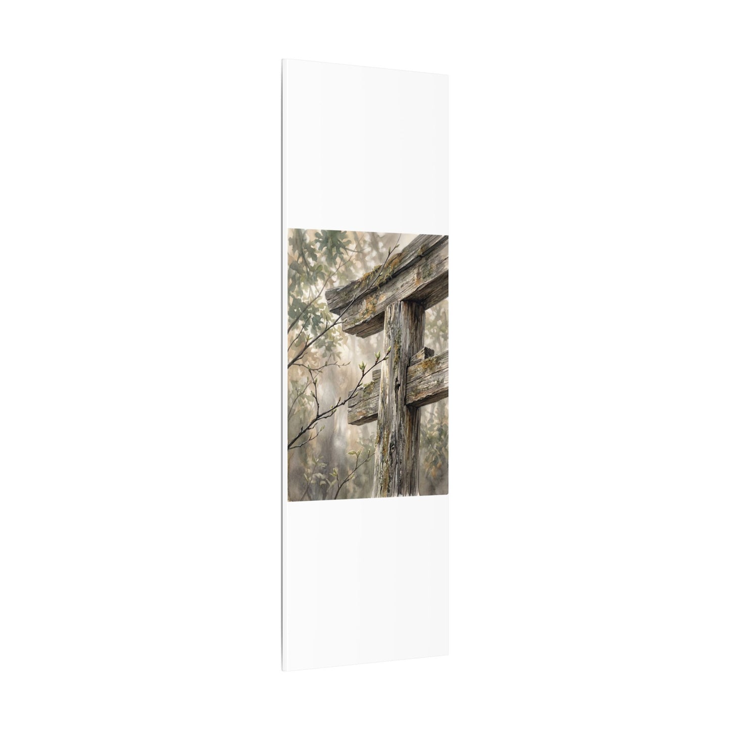Torii Gate Spring Canvas Art | Japandi Neutral Design