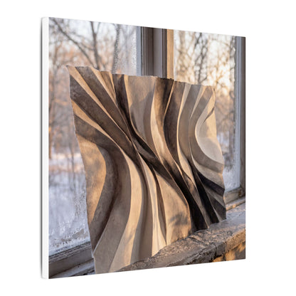 Mono No Aware Paper Fold Canvas Art - Japandi Minimal Line
