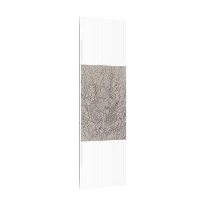 Summer Dried Flowers Minimal Line Canvas Art | Elegant Decor