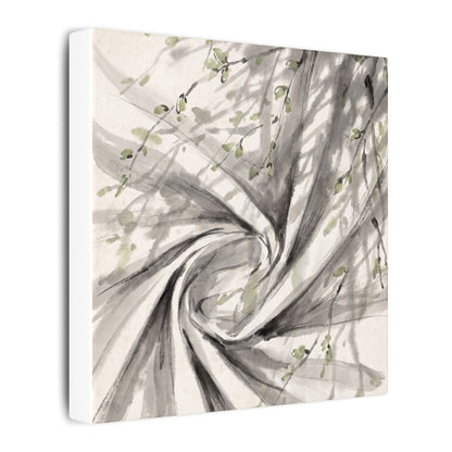 Silk Drape Spring Canvas Art | Zen Contemplative Design