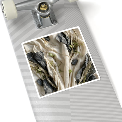 Japandi Silk Drape in Dawn | Texture Sticker