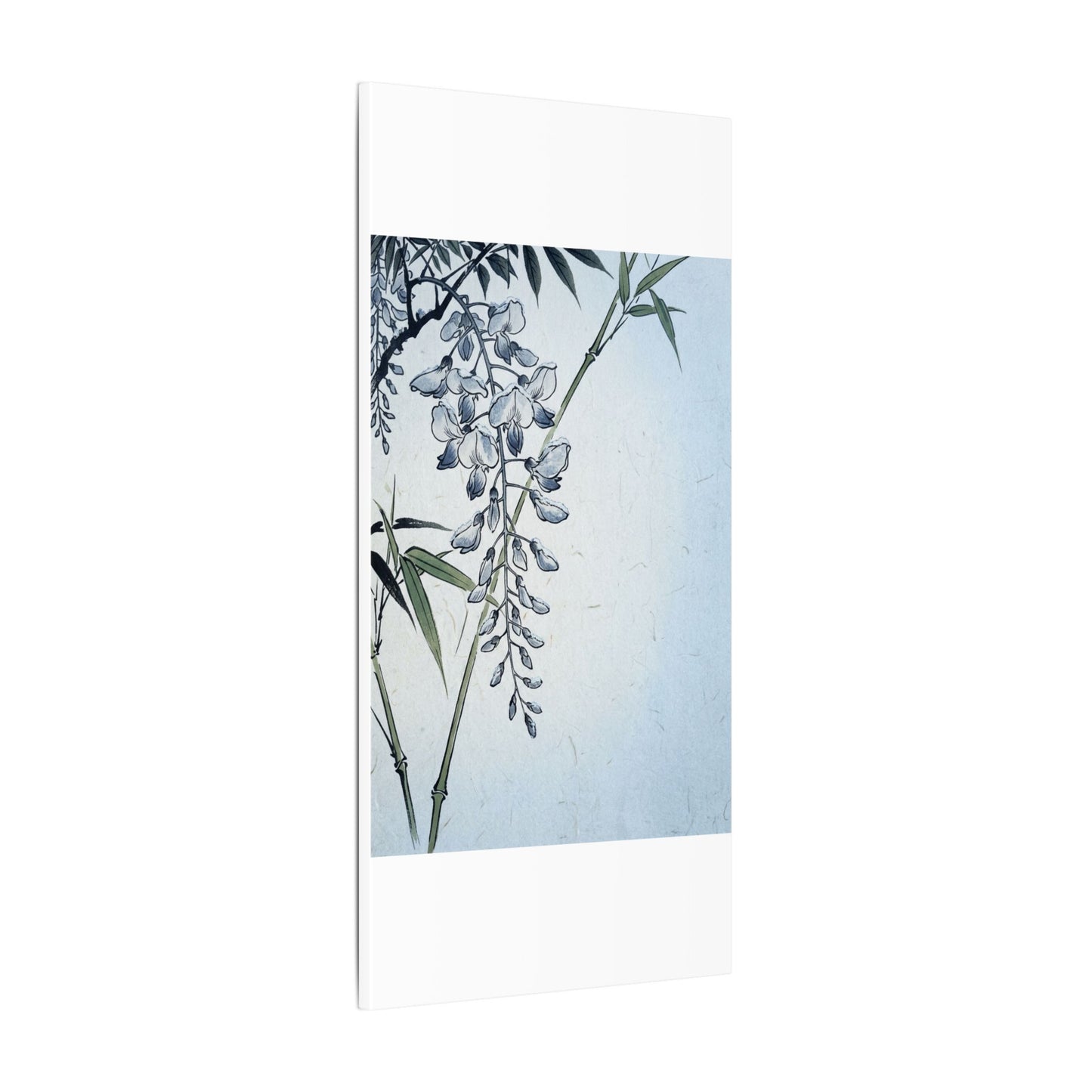 Zen Wisteria in Moonlight | Ukiyo E Inspired Canvas Art