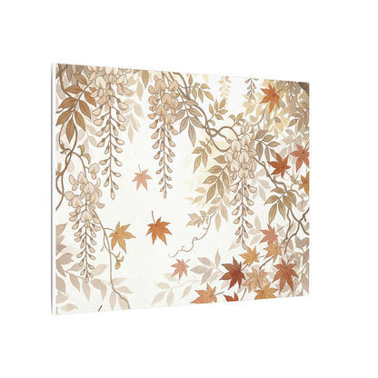 Shibui Wisteria Canvas Art - Japandi Japanese Pattern