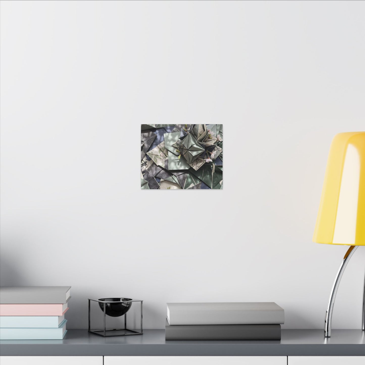 Shibui Paper Fold Canvas Art - Japandi Japanese Pattern