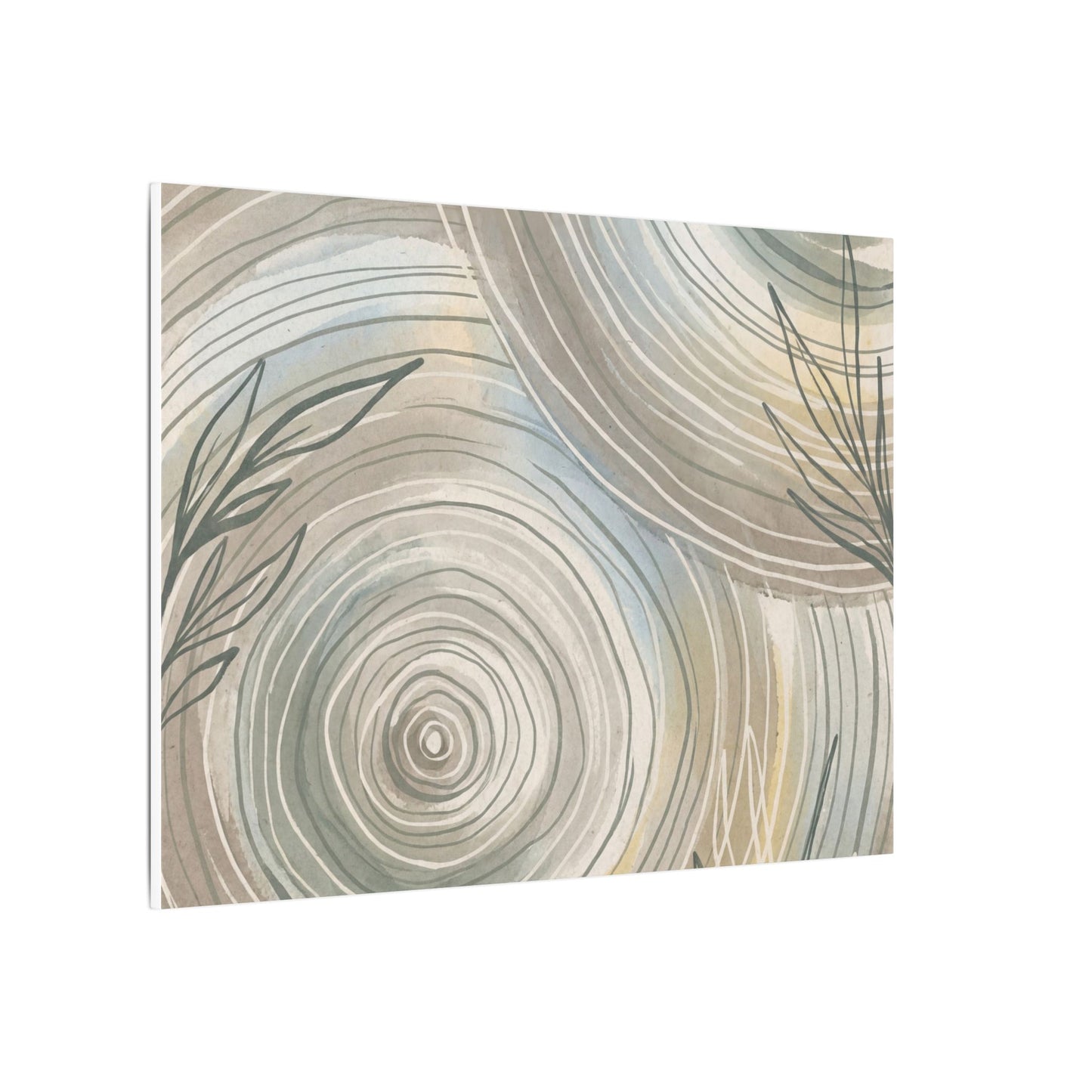Kanso Water Ripple Canvas Art - Japandi Minimal Line