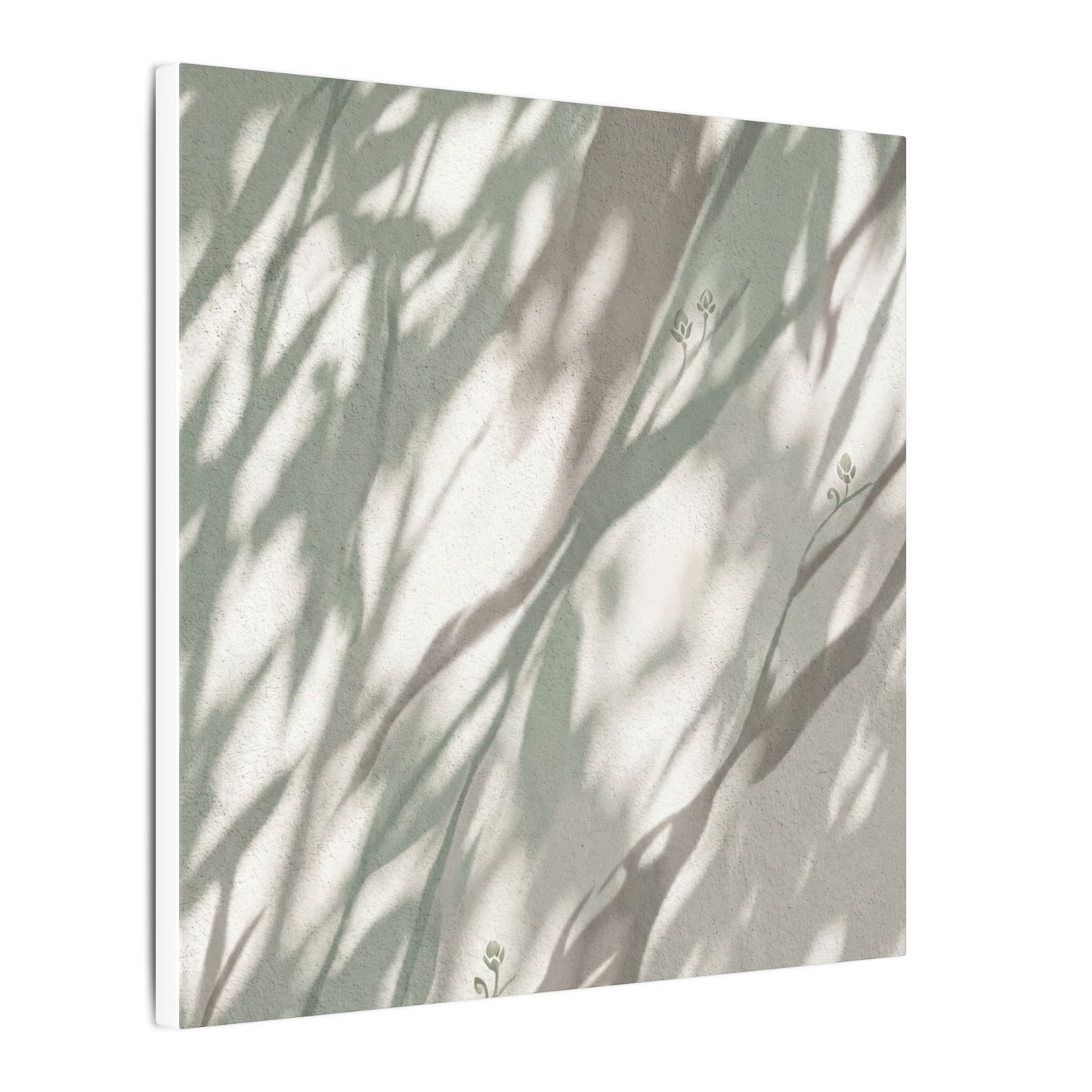 Japandi Shadow Play in Dappled | Japanese Pattern Canvas Art