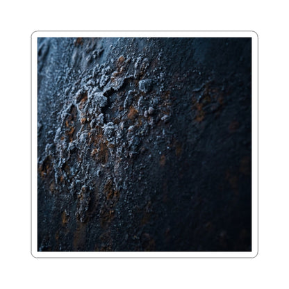 Ma Rust Patina Sticker - Dark Japandi Shadow Zen Art Print