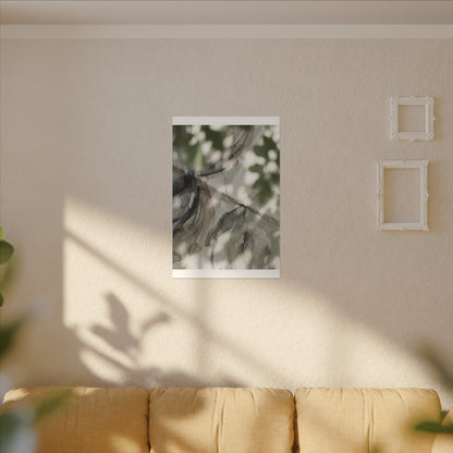 Spring Paper Fold Watercolor Canvas Art | Warm Decor