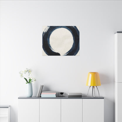Balanced Meditation Zen Enso Canvas Art