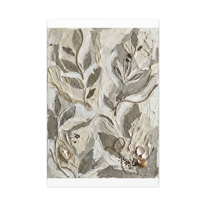 Japandi Textured Canvas Art