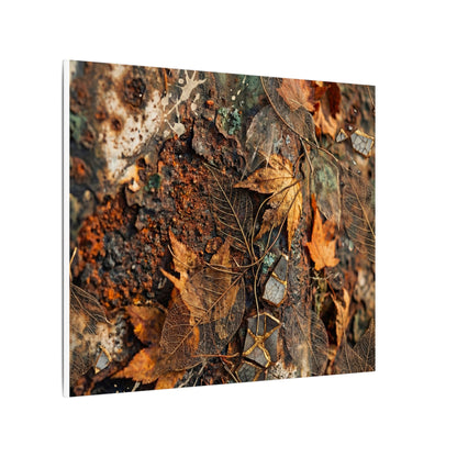 Rust Patina Canvas Art | Autumn Japandi Texture Art