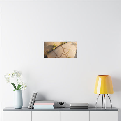 Spring Broken Pottery Gold Vein Canvas Art | Beautiful Decor