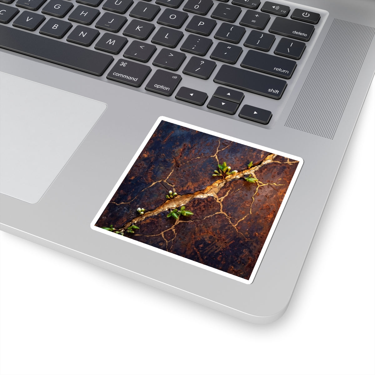 Candlelight Rust Patina Sticker - Kintsugi Shibui