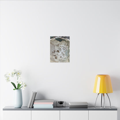 Ceramic Bowl Winter Canvas Art | Japandi Earthy Design