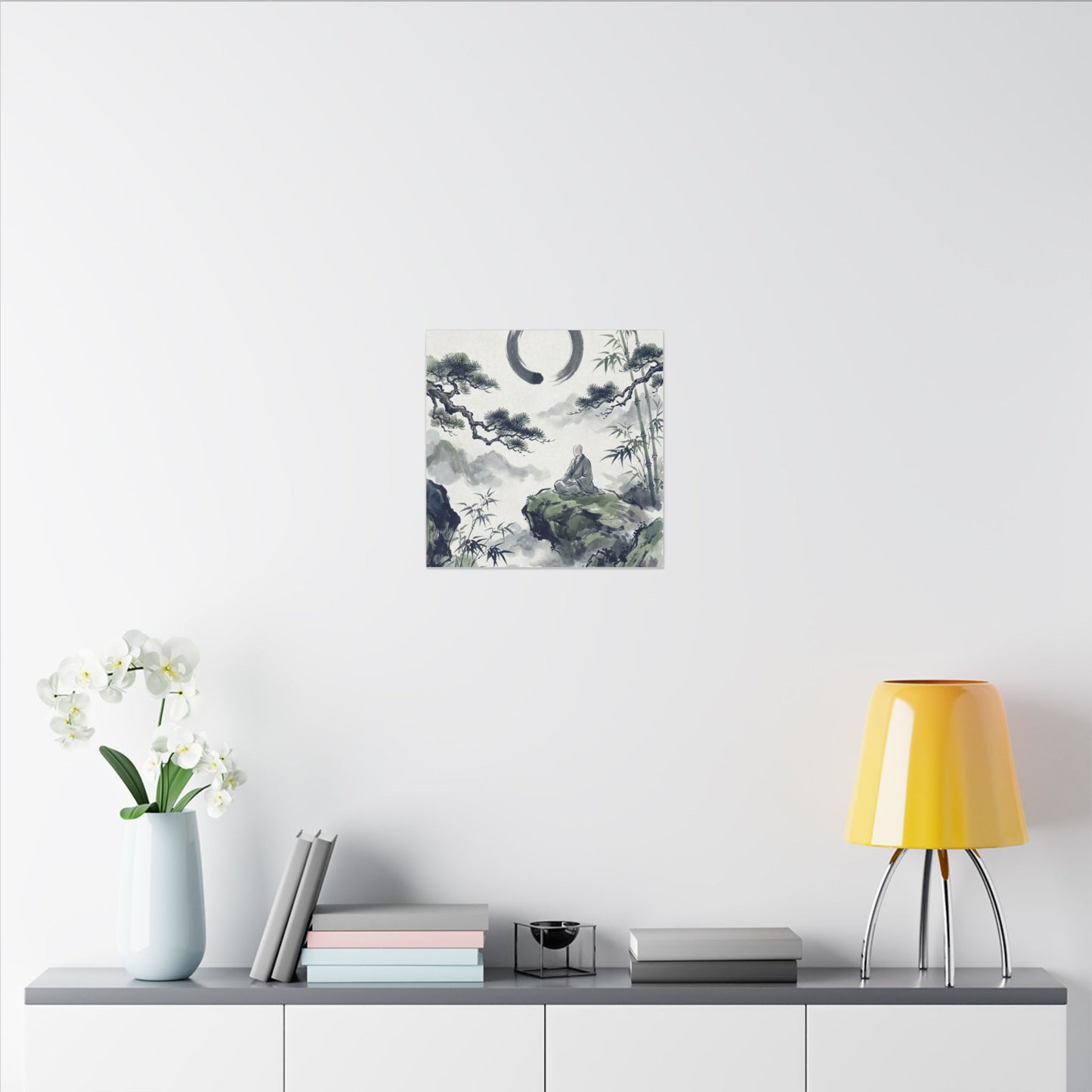 Zen Sumi-e Canvas Art