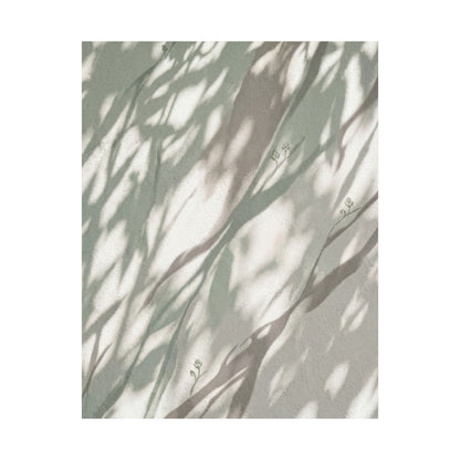 Shadow Play Spring Wall Art Print | Japandi Neutral Design