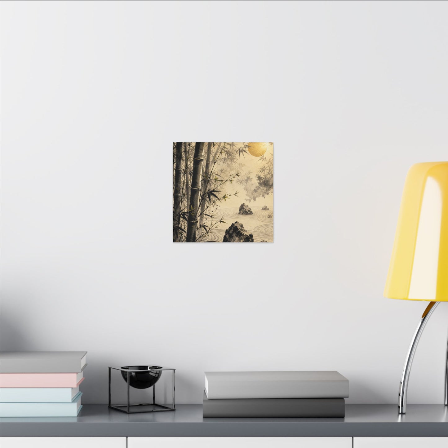 Peaceful Bamboo Grove Canvas Art - Karesansui Zen