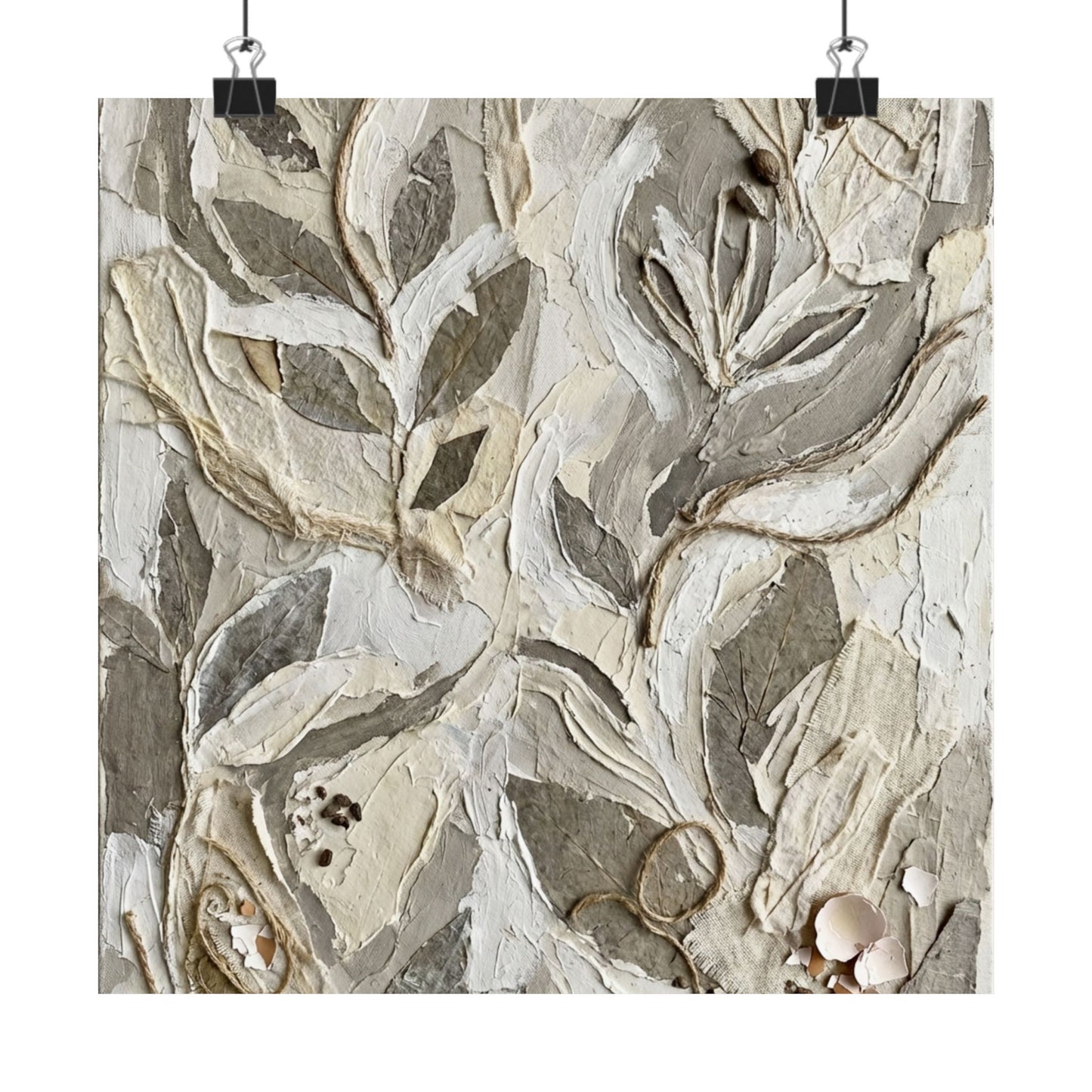 Japandi Textured Wall Art Print Art Print